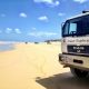 Exploring Fraser Island is a 4x4 truck, Australia - Adventure Bagging