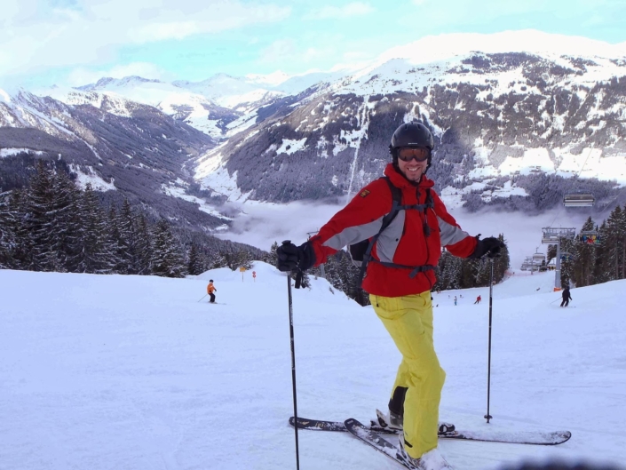 Simon skiing in Mayrhofen & the Zillertal Valley