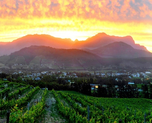 Franschhoek view - Dieu Donne