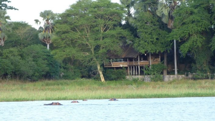 Mvuu Lodge over the Shire River - Malawi