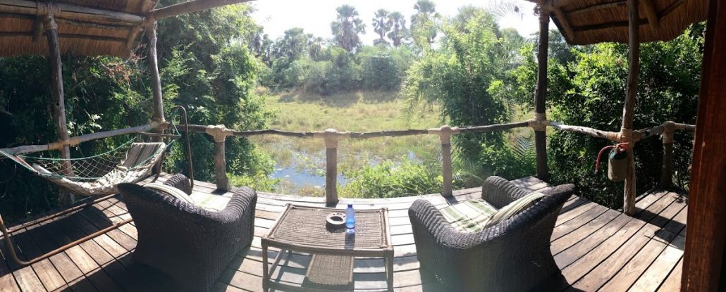 Mvuu Lodge veranda view