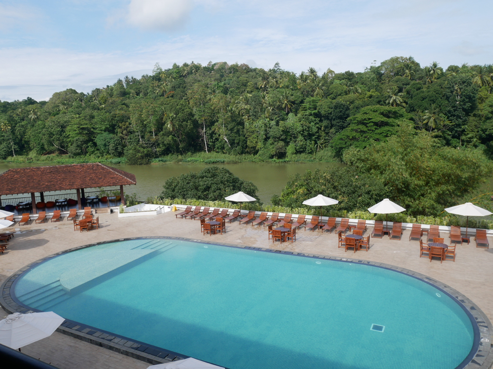 The view from the Cinnamon Citadel Kandy hotel - Sri Lanka