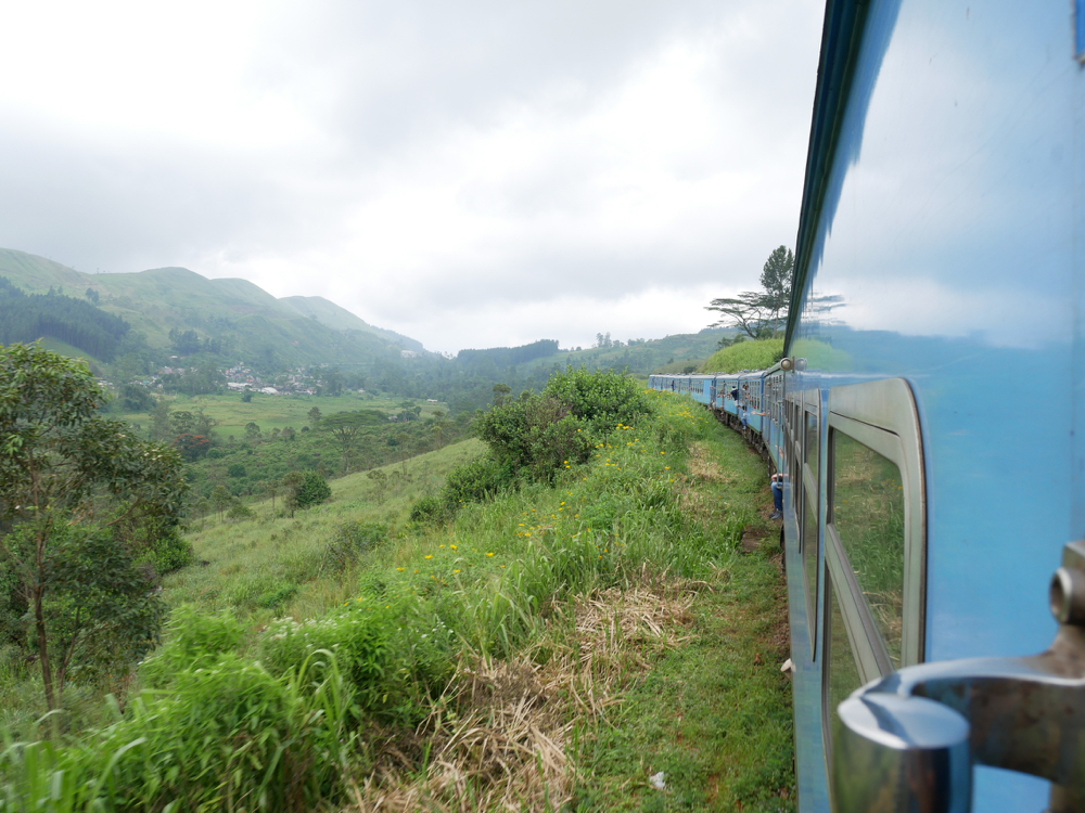 The train journey views between Kandy and Ella - Sri Lanka