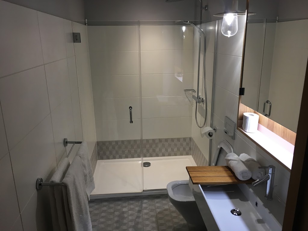 Eden Locke - studio bathroom and shower
