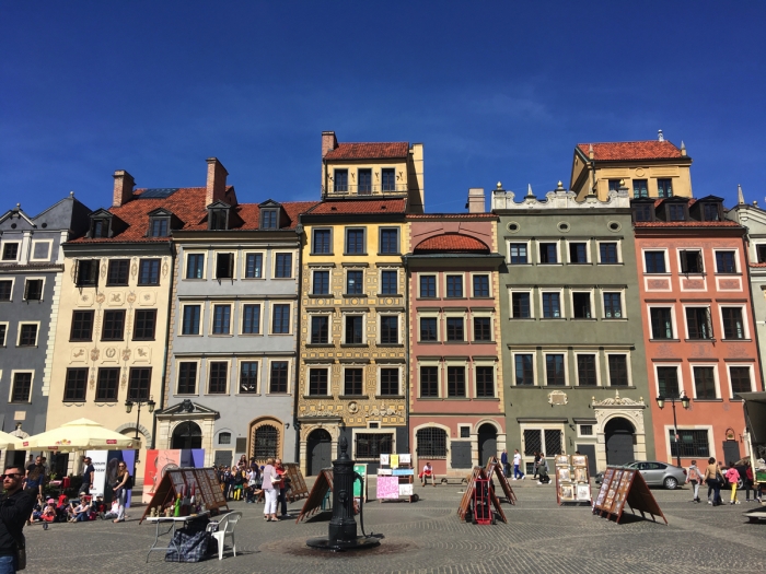 Warsaw Old Town market square - Adventure Bagging