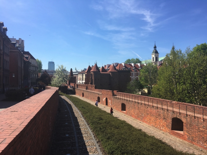 Warsaw Old Town walls