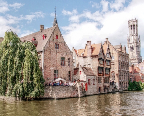 Picture postcard spot in Bruges