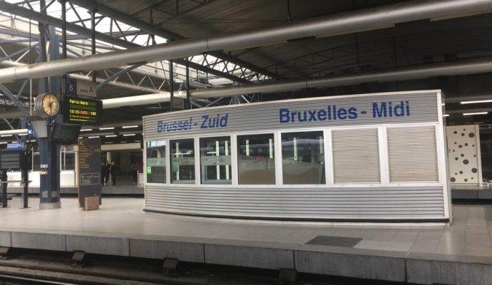 Brussels Midi Zuid Train Station Adventure Bagging