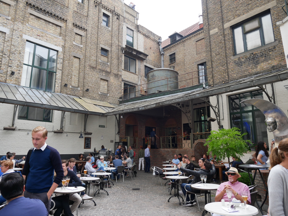 De Halve Maan Brewery courtyard - Bruges