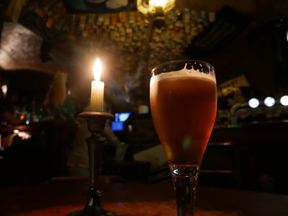 Inside The Druids Cellar bar, Bruges