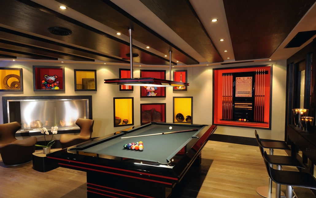 Chalet Art - Bar / Pool Room - Courchevel