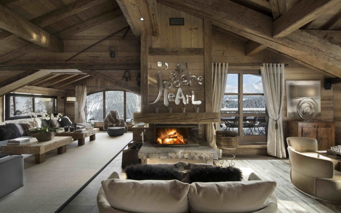 Chalet Pearl lounge - Courchevel