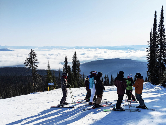 Group Ski Instructor Course Training