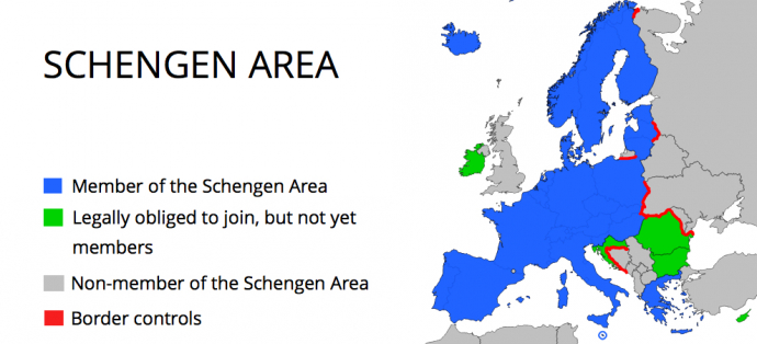 Schengen Area - EU Member States