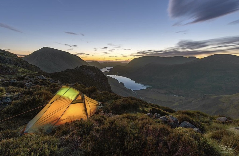 Wild Camping on Haystacks, Lake District