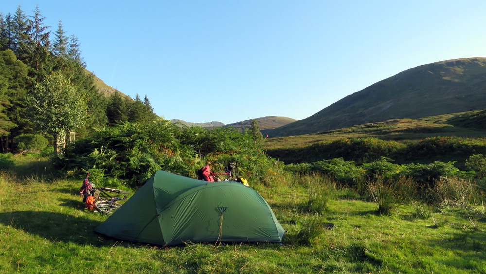 Wild camping in Scotland
