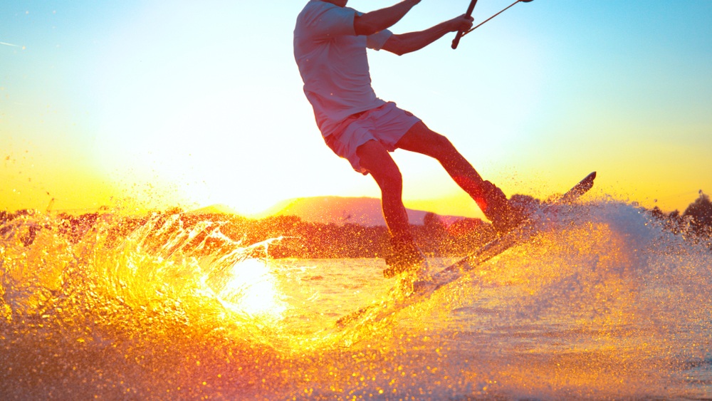 Kite Surfing In Dorset