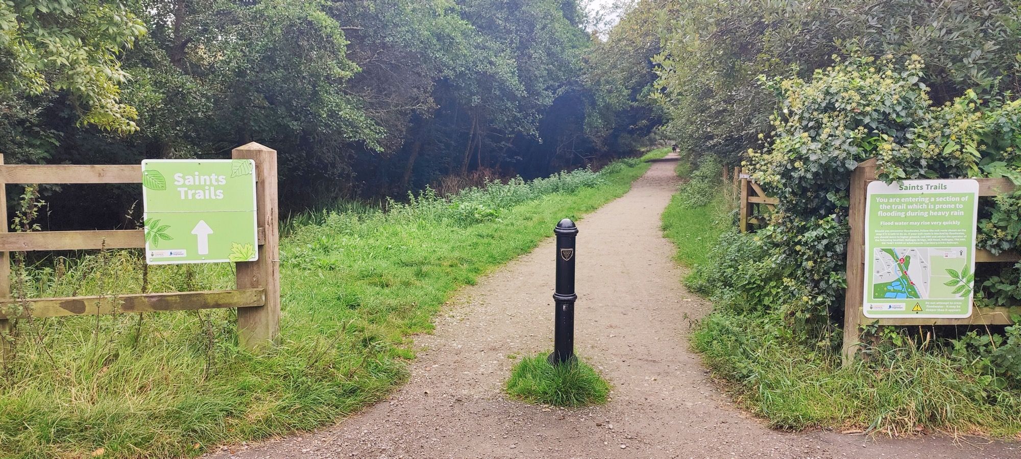 A section of the Saints Trail at Bolingey