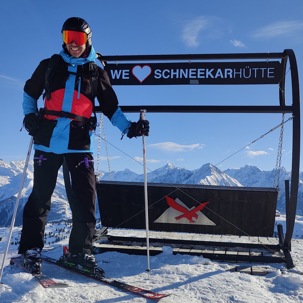 Simon Heyes - skiing blogger in Austria