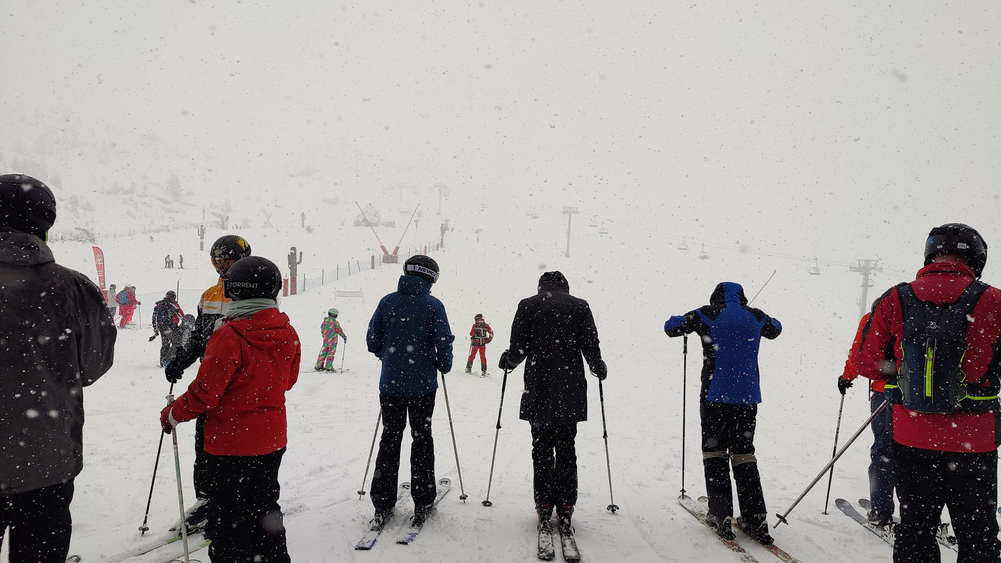 White out in Courchevel 1650