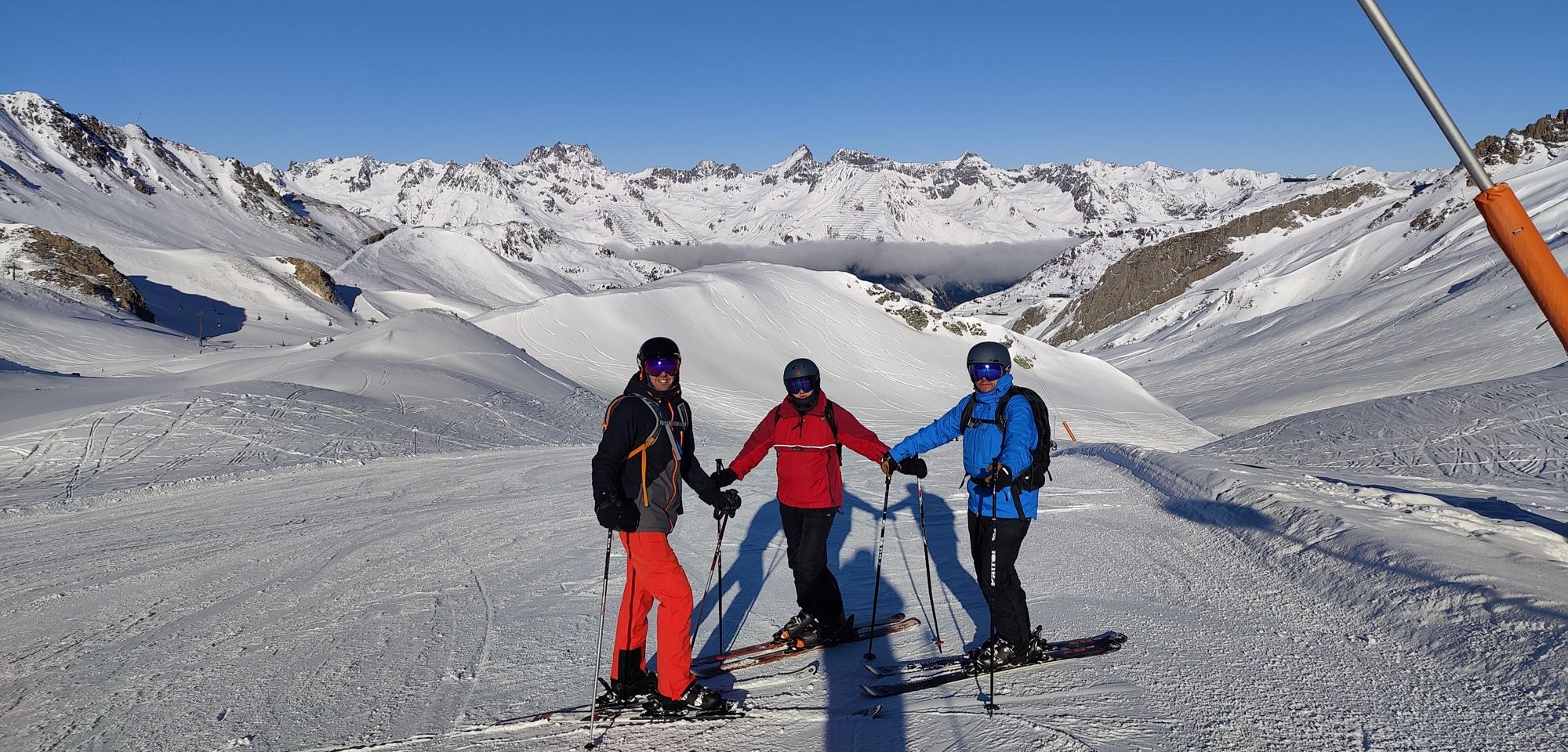 Ischgl Ski resort - quiet pistes