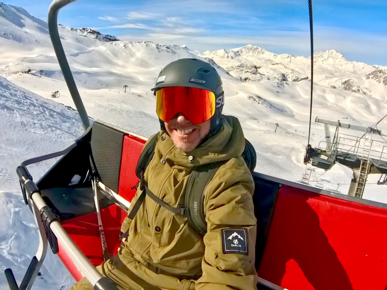 Simon Heyes Skiing In Val d'Isere