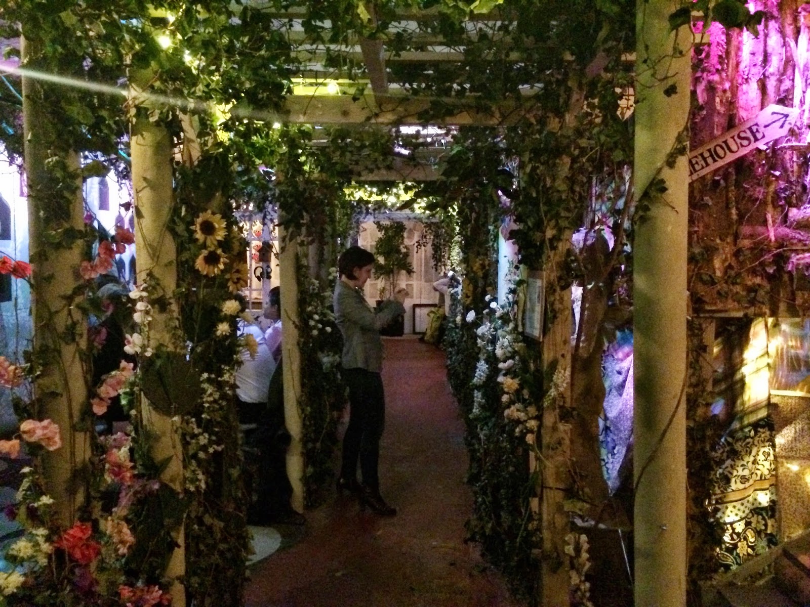 The main floral walkway through the Lost Gardens Of Gingerline