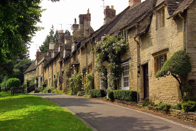 Cottages in Blockley, Cotswolds