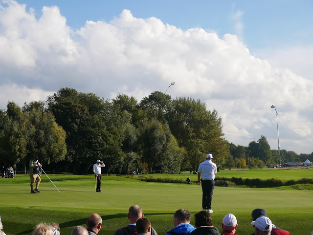 The sun was out for most of the day on Saturday at the 2016 British Masters