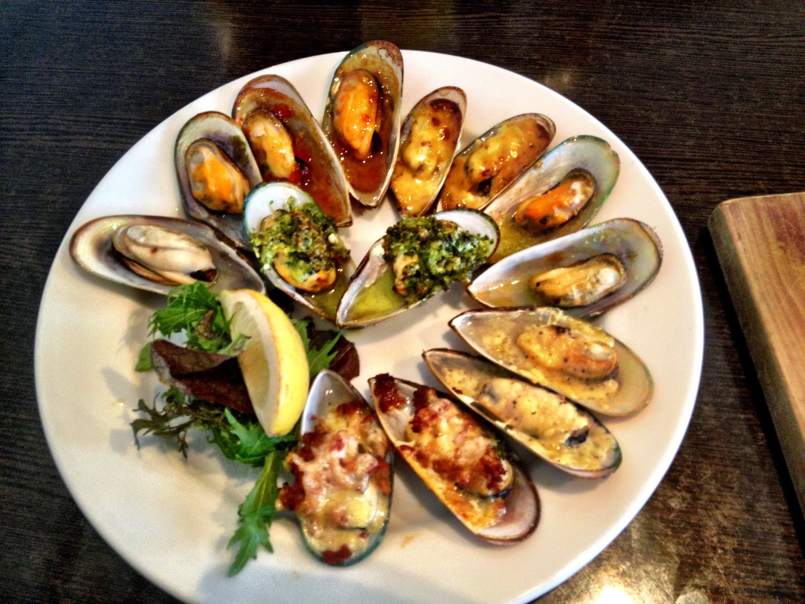 Havelock green shell mussels - New Zealand