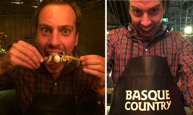 Simon at the Basque Country food event #UKCooksBasque