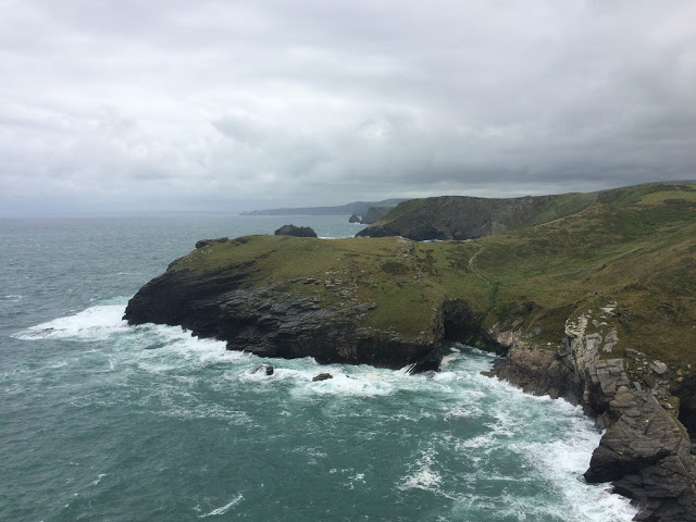 The view from Tintagel Castle - South West Coast Path
