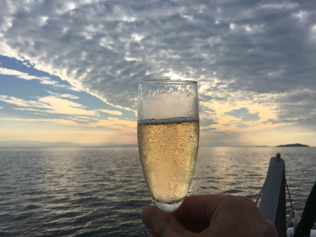 Prosecco at the ready - Sunset cruise, Lake Malawi with Danforth Yachting