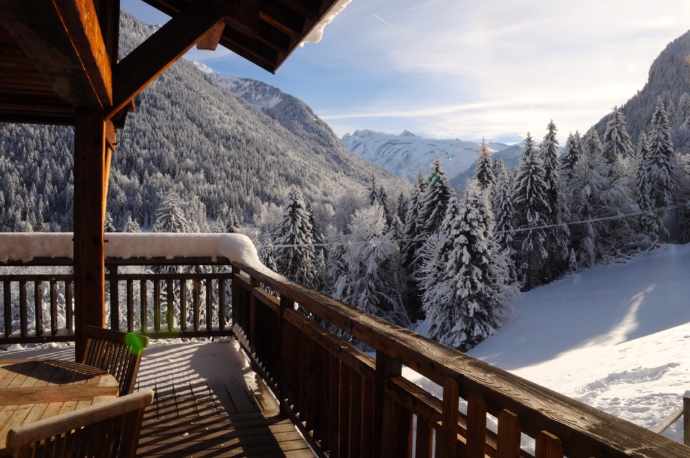 The view from Chalet Des Amis chalet - Morgan Jupe, Morzine