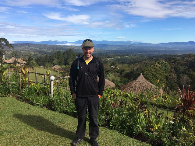 Simon Heyes at Ambua Lodge, Tari, Papua New Guinea