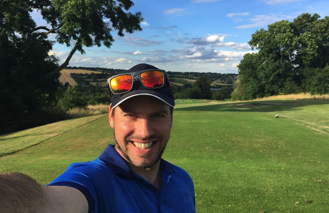 Simon Heyes on the golf course - microadventure ideas