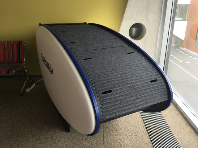 Airport Sleeping Pods - With semi-private sliding shade