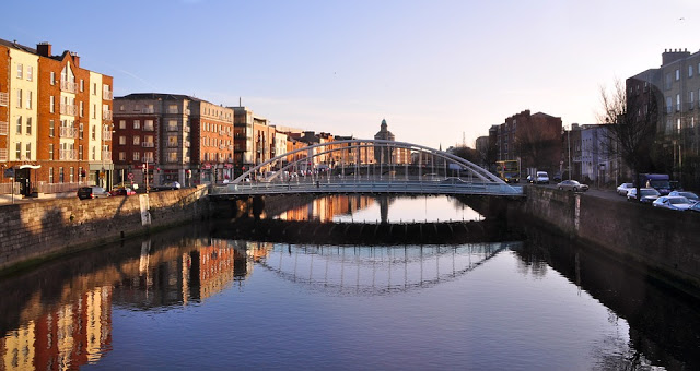 Dublin bridge - city centre - winter weekend break