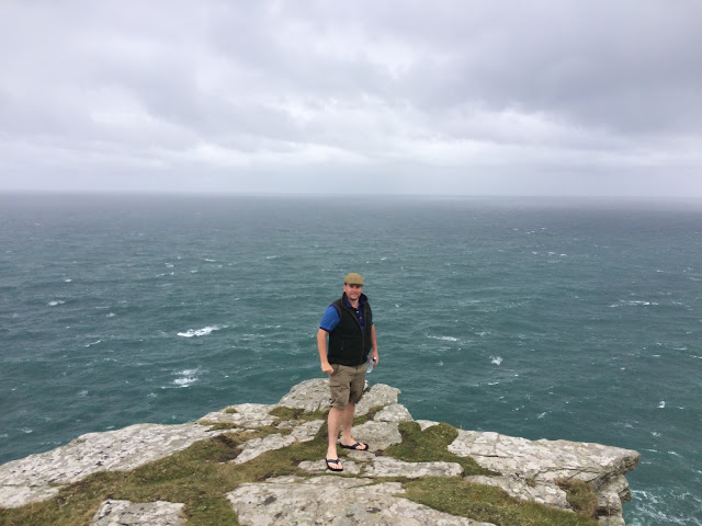 The ocean view from Tintagel Castle, Cornwall