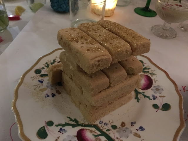 Glittery shortbread jenga - Christabels