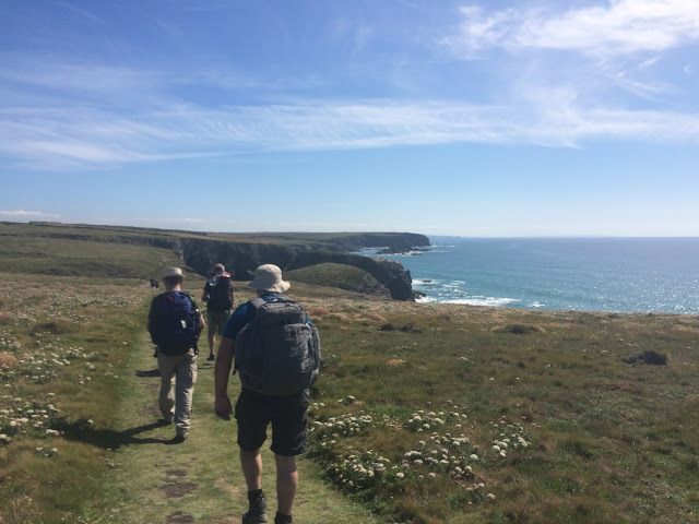 The South West Coast Path, North of Padstow, Cornwall