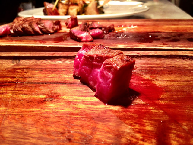 A close up of sirloin steak - Smiths Spitalfields