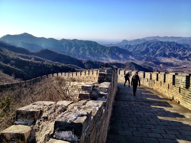 Part of the stunning Great Wall Of China