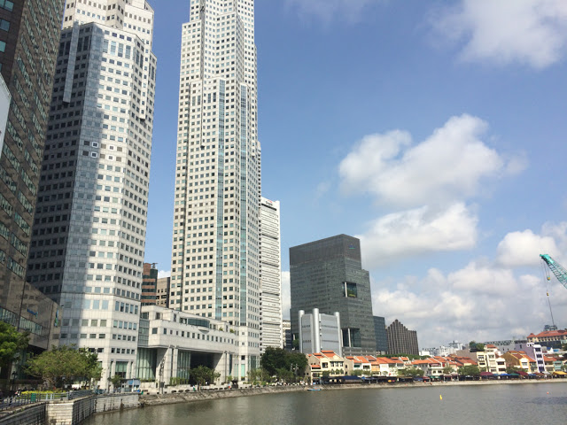 Walking by the riverside in Singapore